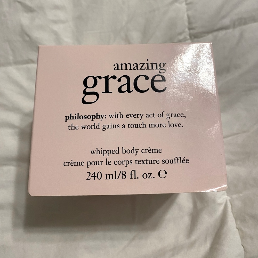 Brand new, never opened Philosophy Amazing Grace Whipped Body Cream